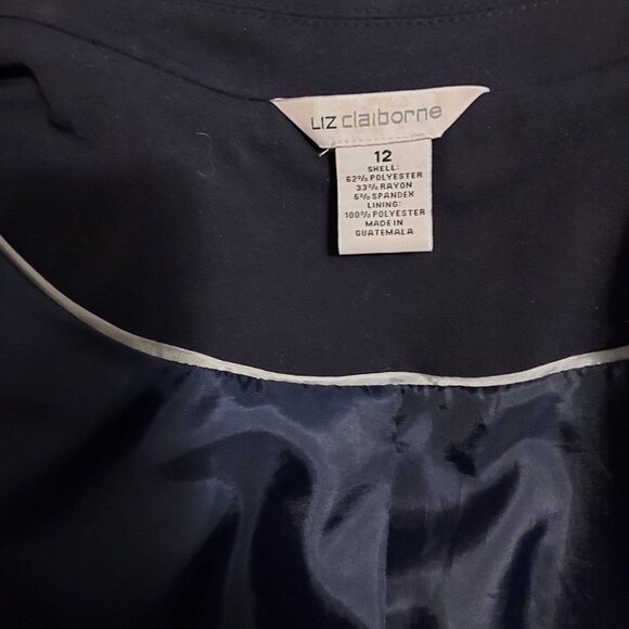 LIZ CLAIBORNE size 12 arm pit to pit 20 length 26 EX COND - Picture 4 of 4